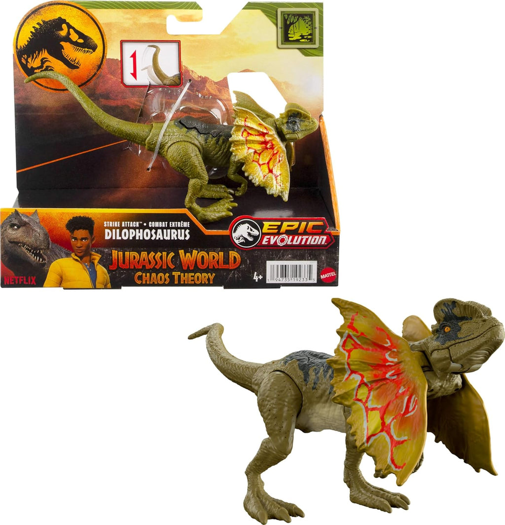 Dilophosaurus Dinosaur Action Figure with Movable Joints H15699