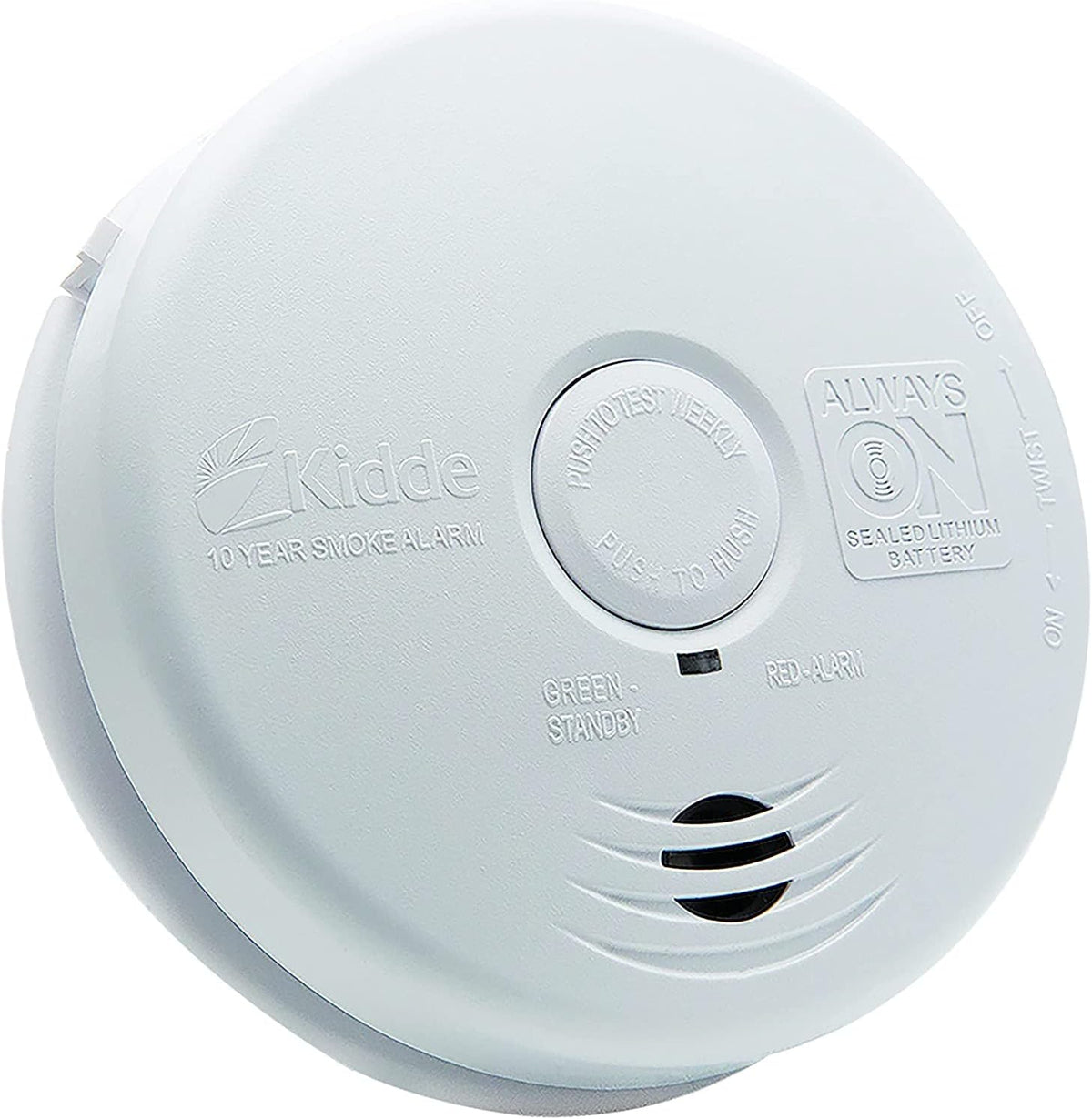 Pack of 6 Hardwired Smoke Alarm with Lithium Battery Backup Z2192