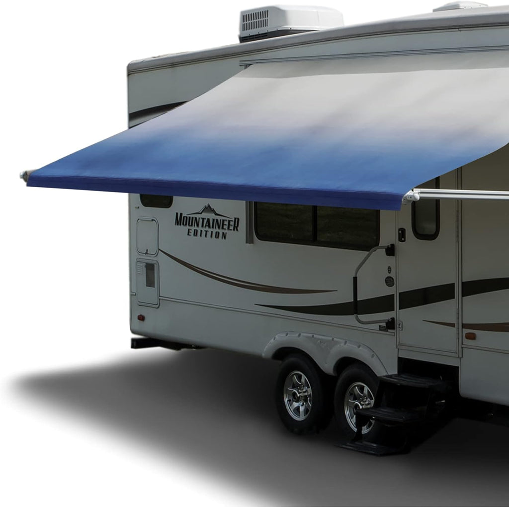 14' Tan/Camel Fade Premium Vinyl RV Awning Fabric Replacement O9711