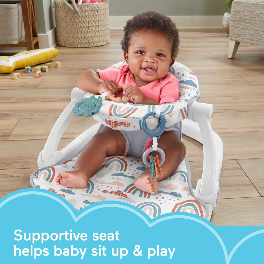 Portable Baby Floor Seat with Machine Washable Seat Pad Y853657