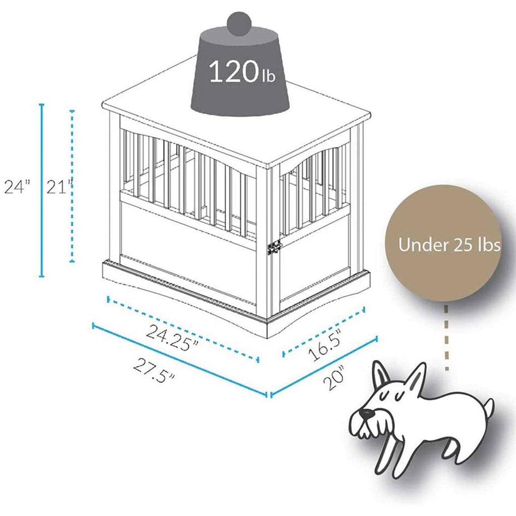End Table Pet Crate E570108