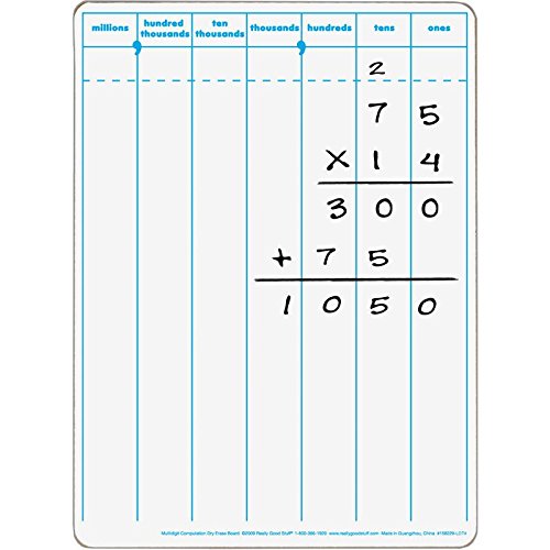 Two-Sided Dry Erase Board Set, 12” by 9” (Set of 6) O937