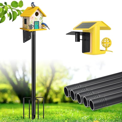 103" Extra Tall Bird Feeder Pole with Anti-Tip Stakes W351