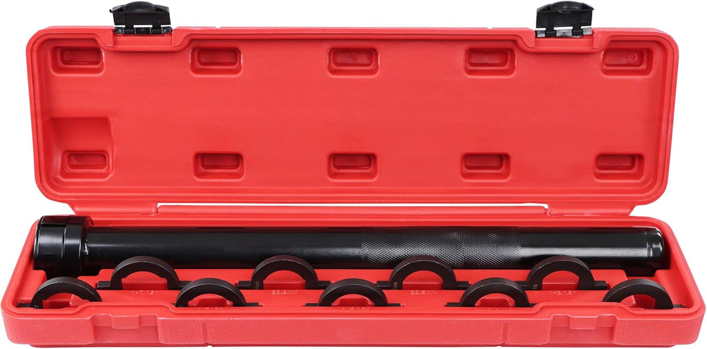 Inner Tie Rod Removal Tool Set with 9 Crowfoot Adapters Z559