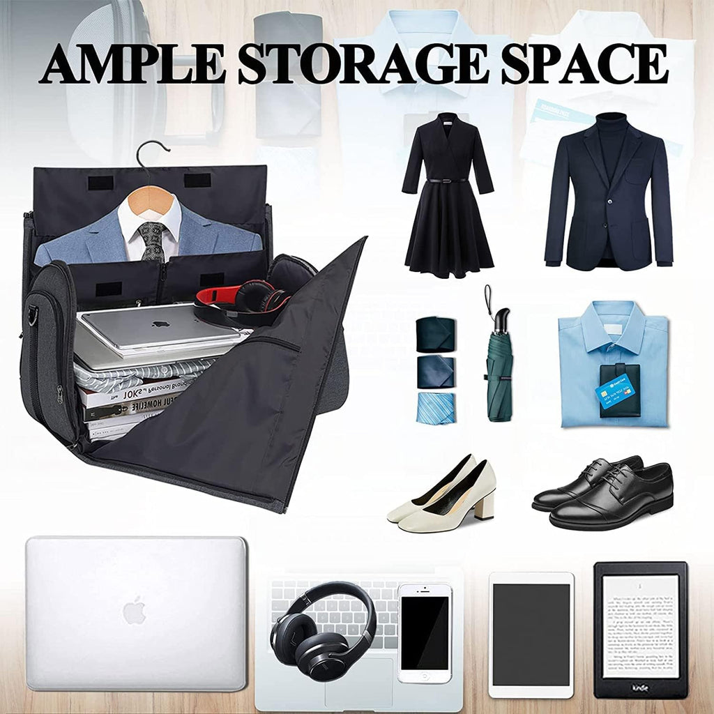 Convertible Garment Duffel Bag with Shoe Compartment E902212