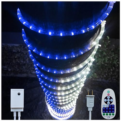 LED Rope Lights Red White Blue 30 Feet S761