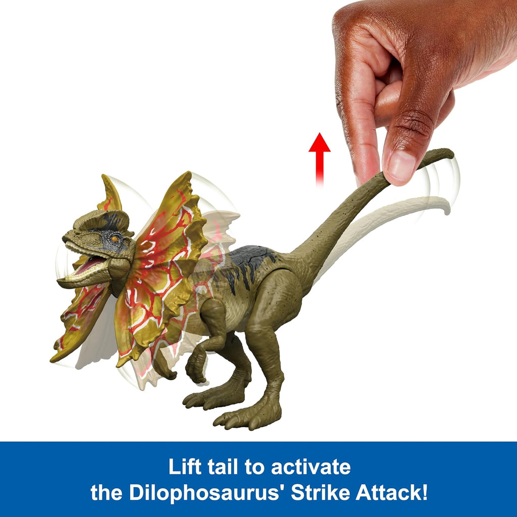 Dilophosaurus Dinosaur Action Figure with Movable Joints H15699