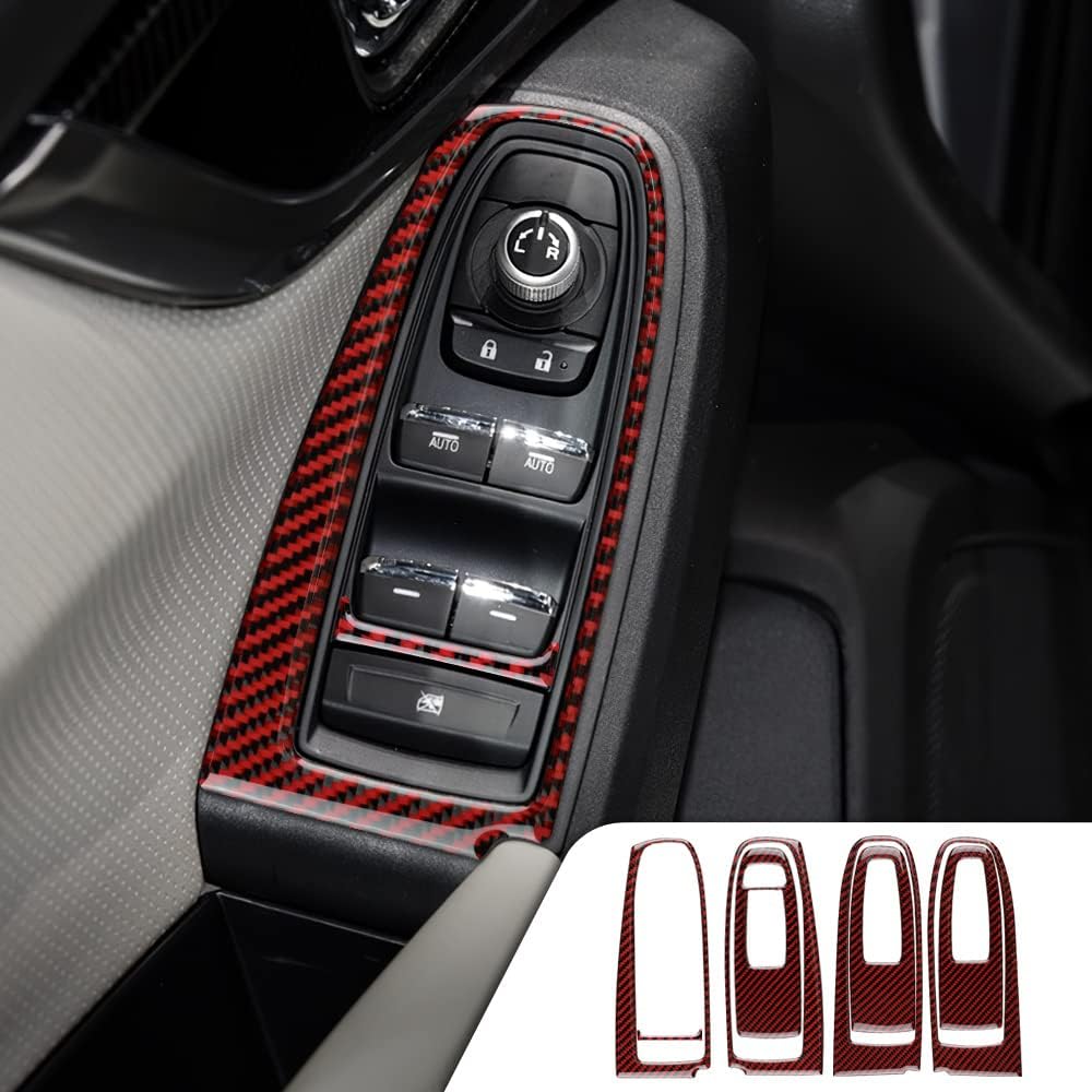 Carbon Fiber Window Switch Cover Pack of 2 F403