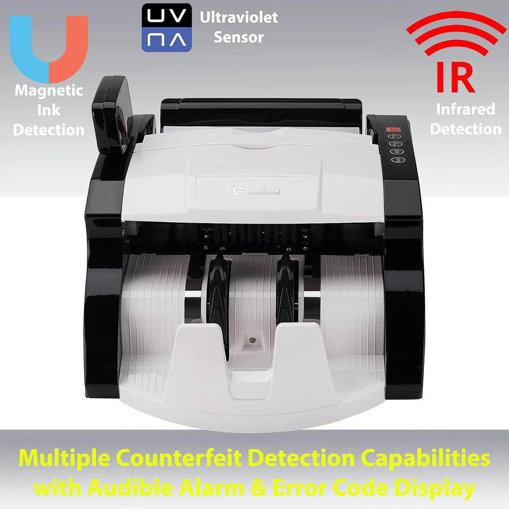 Money Counter with UV/MG/IR Counterfeit Bill Detection S44698