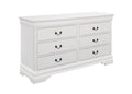 White 6-Drawer Wood Dresser H542675
