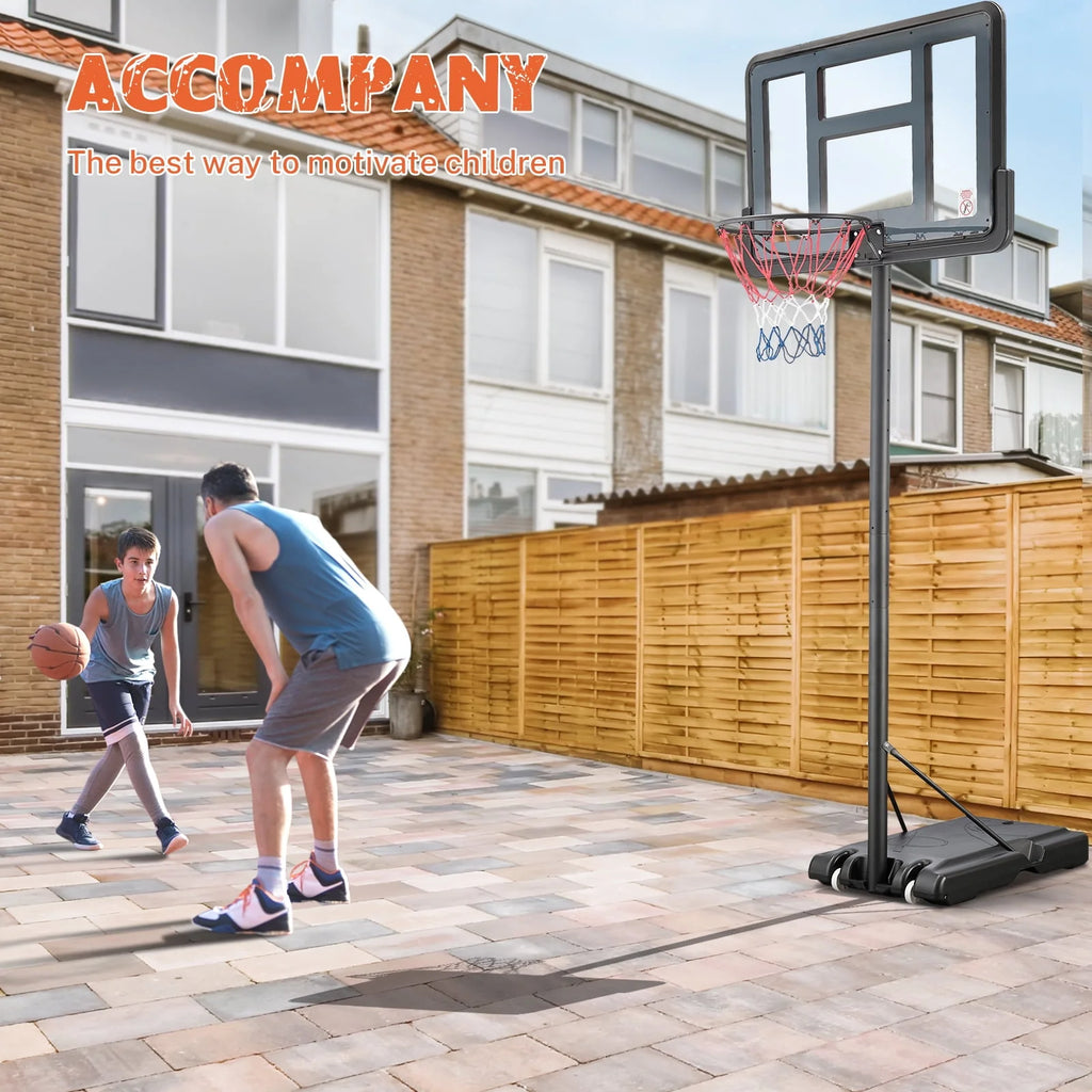 44 inch Height Adjustable Portable Basketball Hoop R386