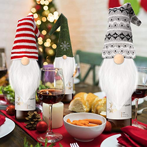 9 Pieces Christmas Wine Bottle Topper Cover H408