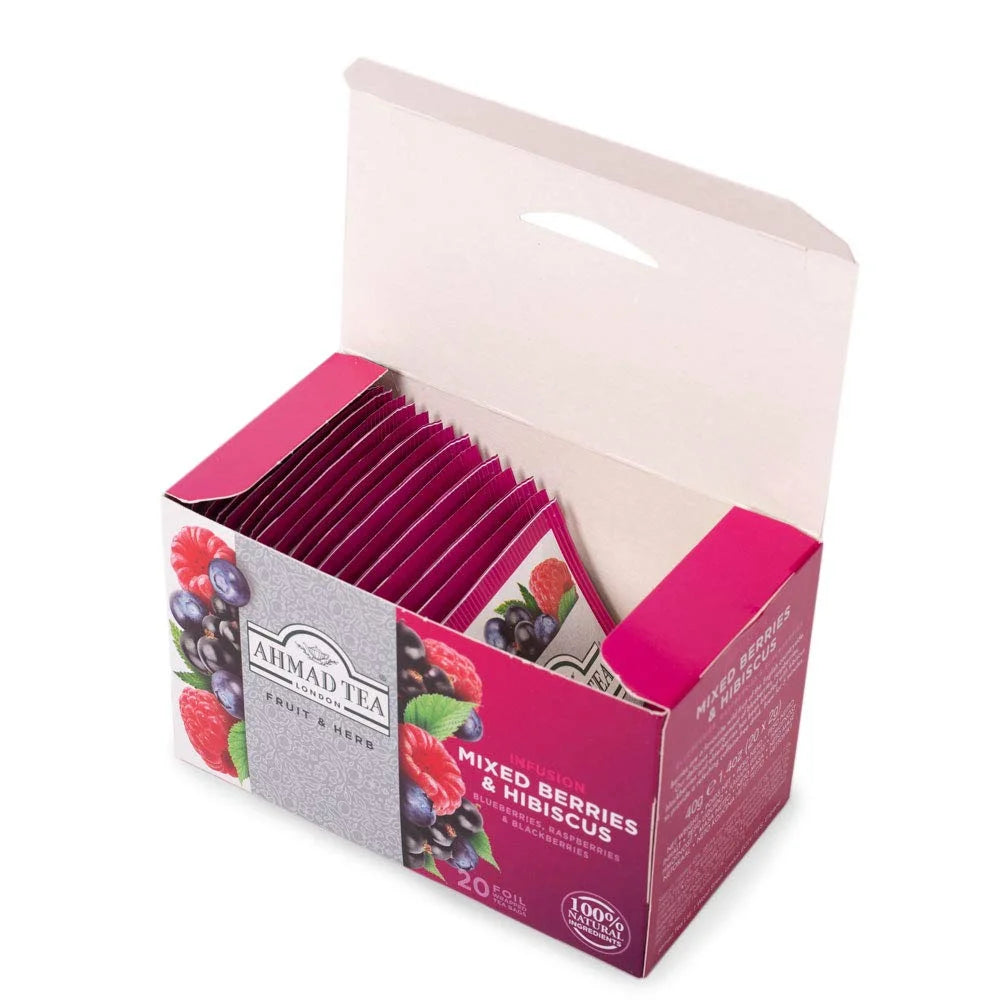 Mixed Berry Hibiscus Tea 20 bag Pack of 4 H1065