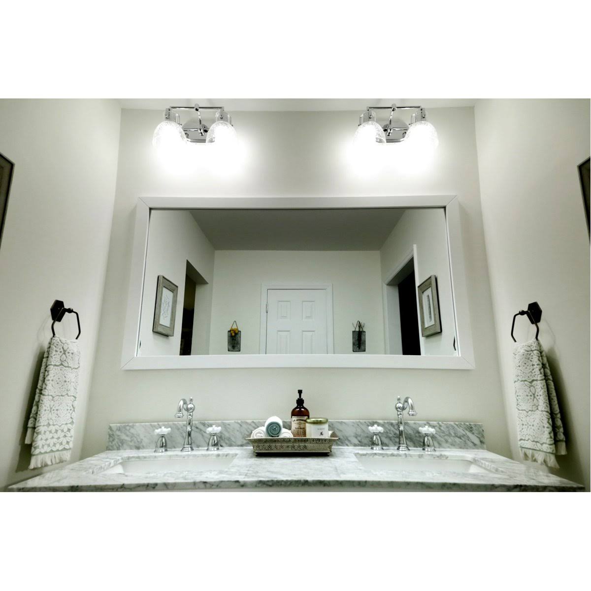 Antique Brass Widespread Bathroom Faucet A328562