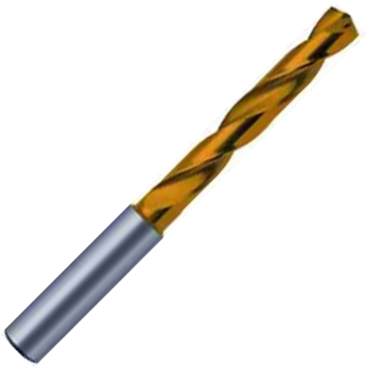 Solid Carbide Jobber Drill, Tin Finish, 74mm OAL P7048