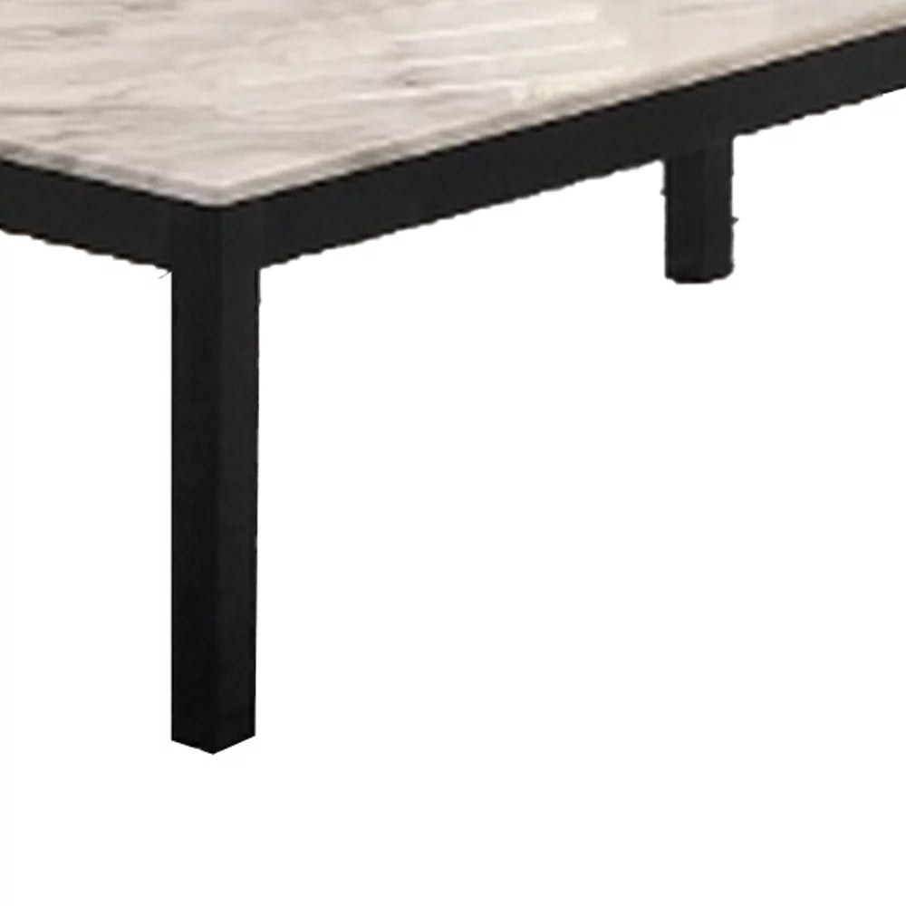 3 Piece Faux Marble Cocktail and End Table F508