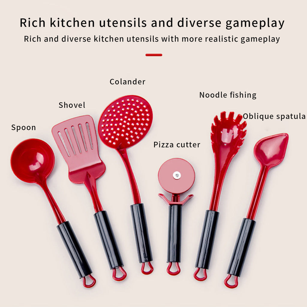 51 Pcs Kids Kitchen Playset Pots and Pans O936266