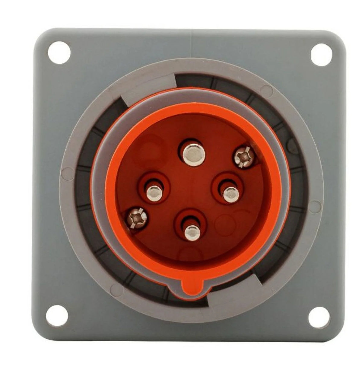Pin and Sleeve Inlet, Orange, 20A, 125/250V K420