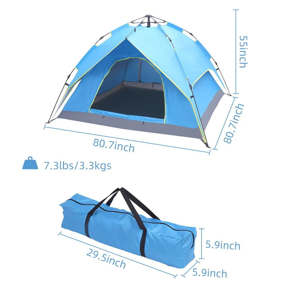 2-3 Person Waterproof Automatic Camping Tent F822