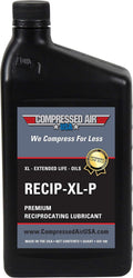 6000 Hour Reciprocating Air Compressor Lubricating Oil (1 Quart) Pack of 2 F5484
