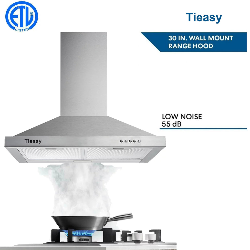 30 inch Stainless Steel Wall Mount Range Hood B297149