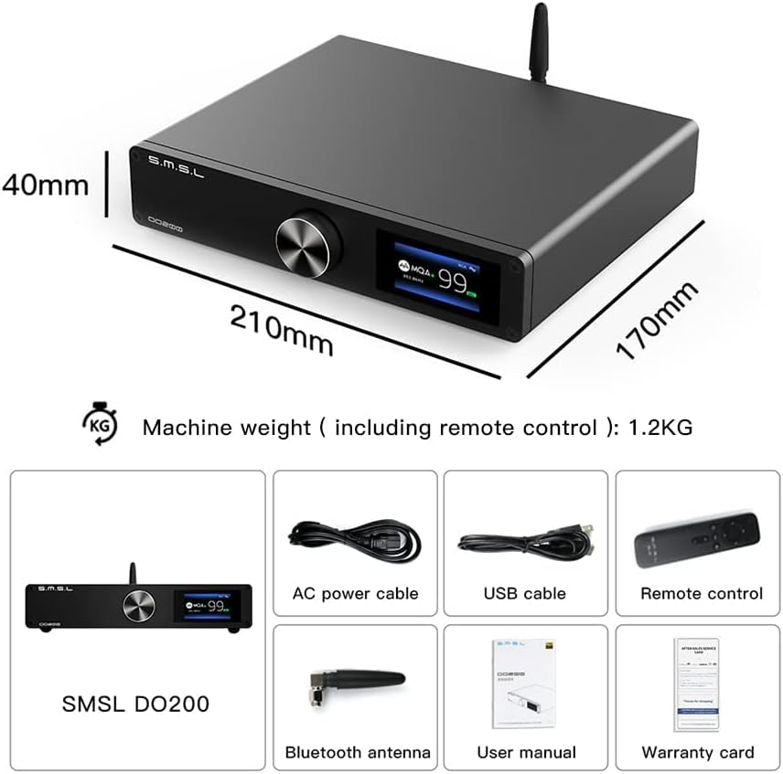 Balanced Desktop Audio DAC with Bluetooth S717573