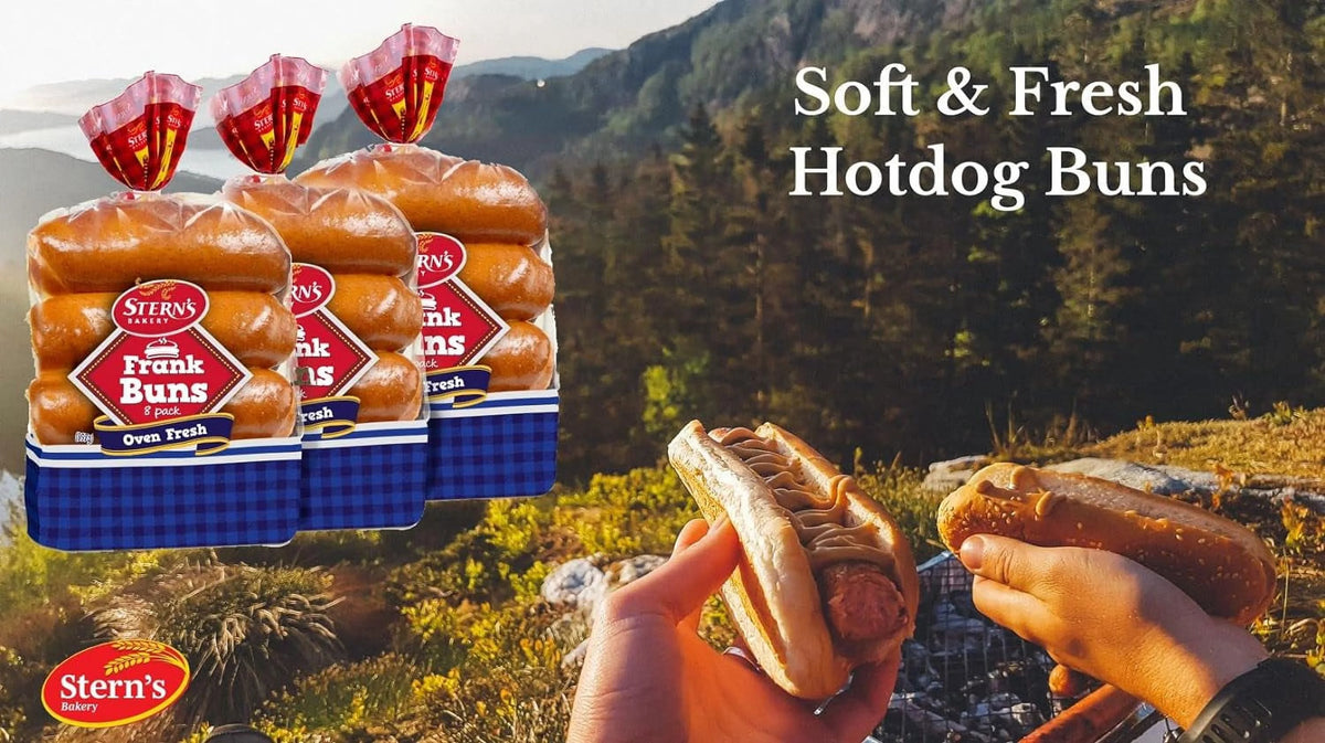 Hot Dog Bus, Kosher 8 Hot Dog Rolls, 14 Oz Pack (3 Pack) H5928