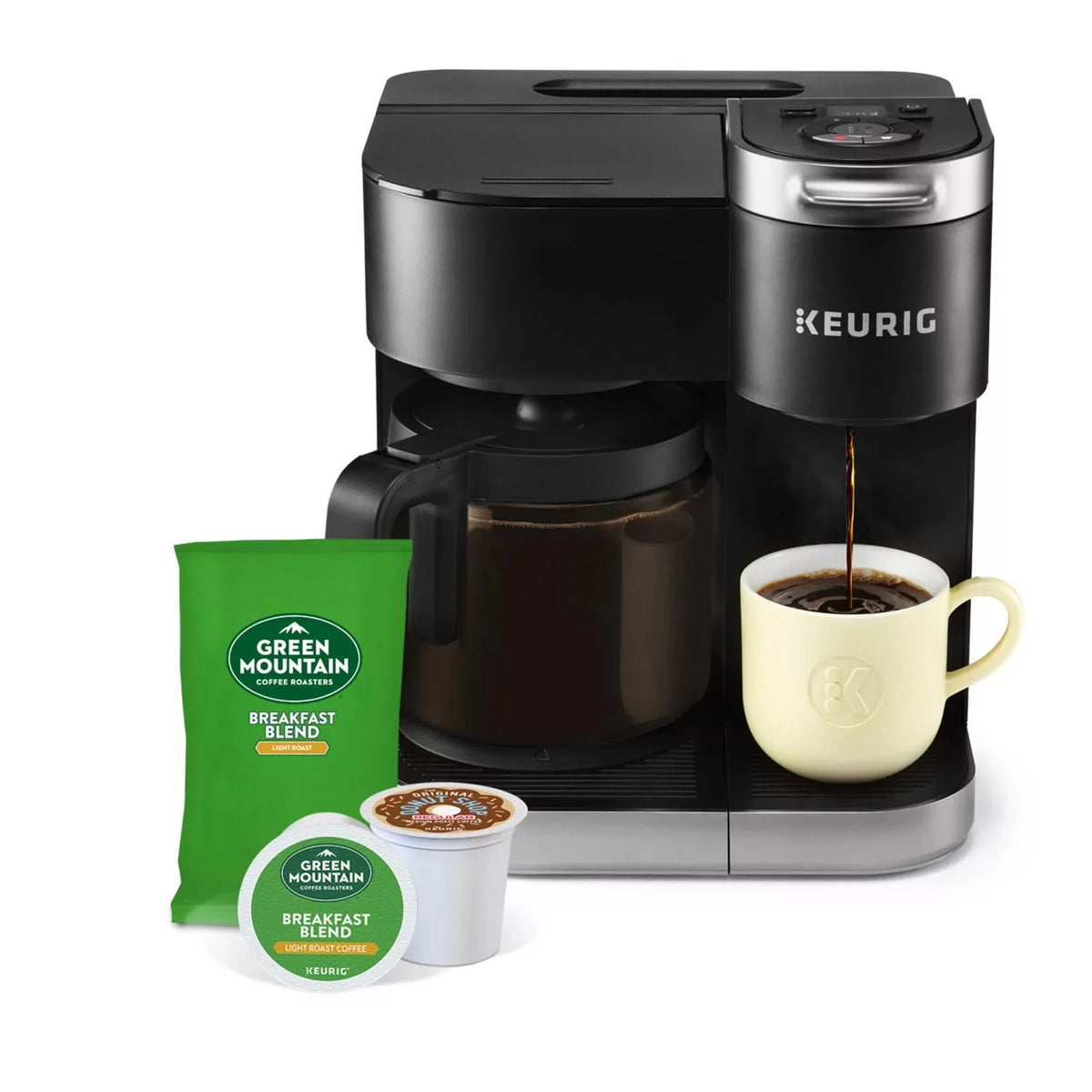 Single Serve and Carafe Coffee Maker N5557