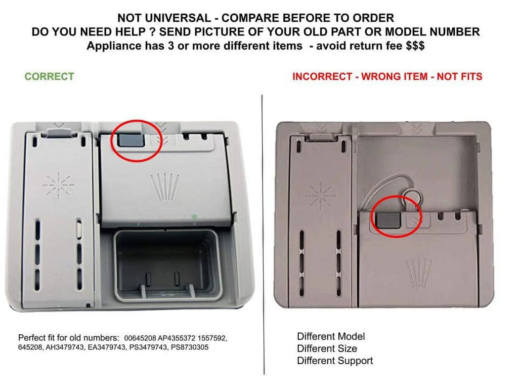 Dishwasher Soap Dispenser Replacement P584