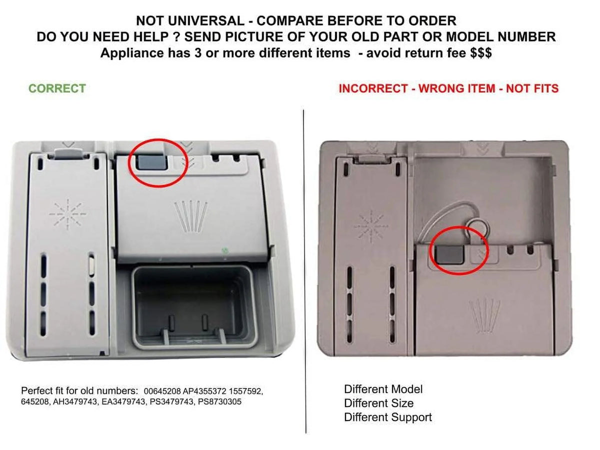 Dishwasher Soap Dispenser Replacement P584