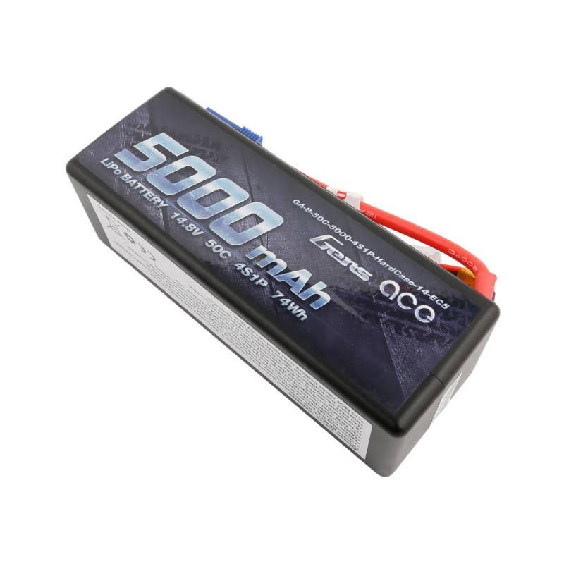 5000mAh 14.8V 50C 4S1P Hardcase Lipo with EC5 S142411