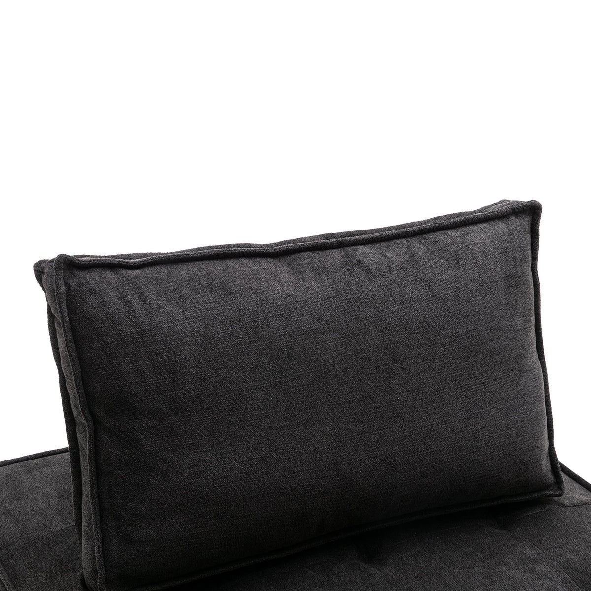Black Ottoman Barrel Chair M234156