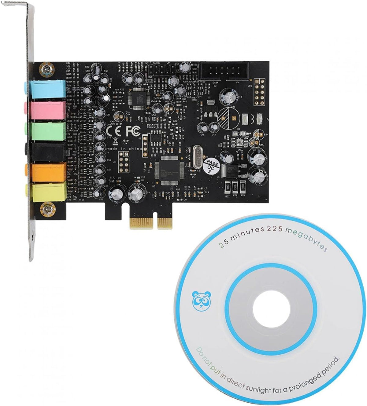 Black PCI-E 7.1 Sound Card I162875