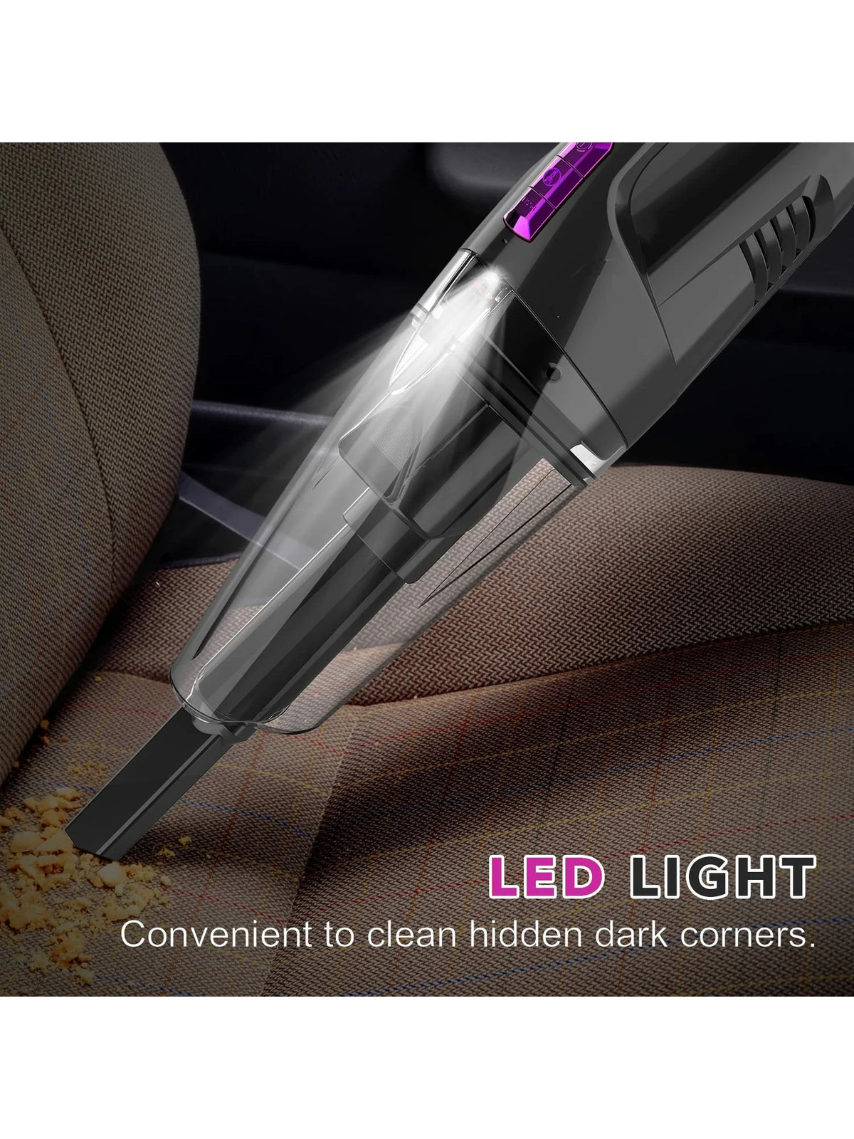 Cordless Handheld Mini Vacuum 8500 PA Washable Filters Wet Dry M329
