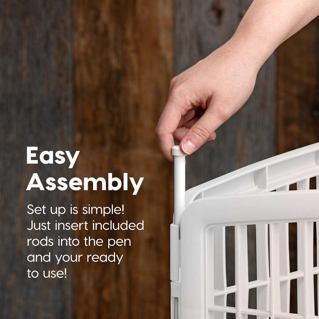 6 Panel Exercise Pet Playpen with Door L99671