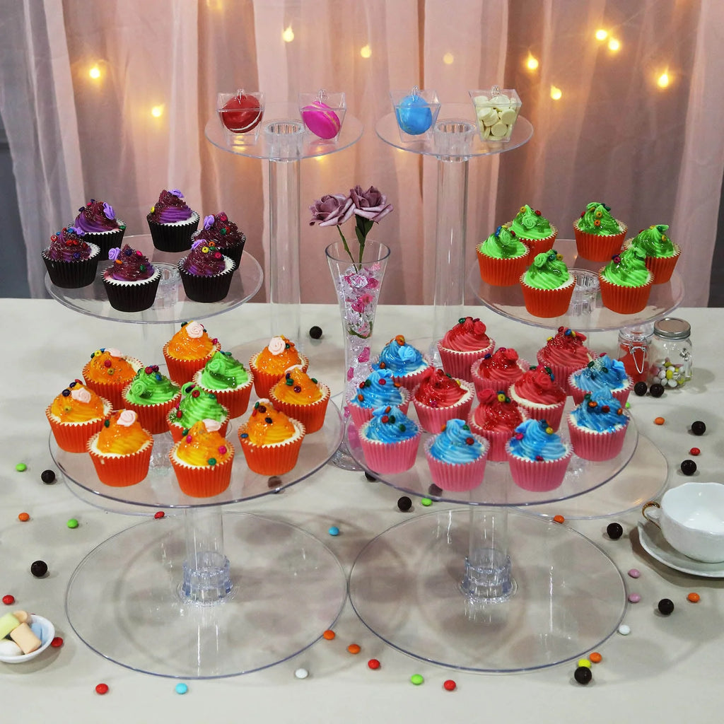 7 Tier Clear Acrylic Crystal Cake Stand X55267