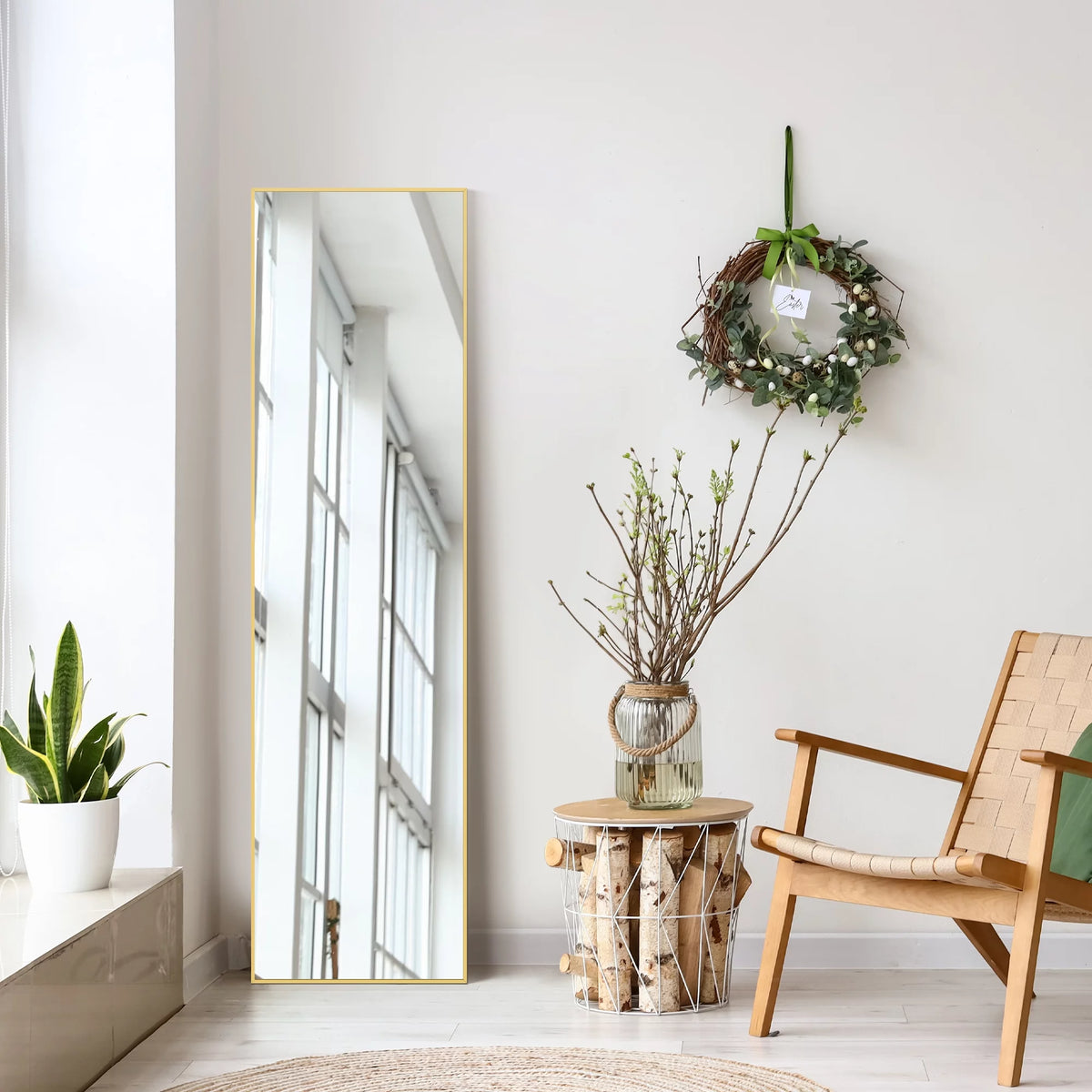 59"x16" Rectangle Full Length Mirror T40654