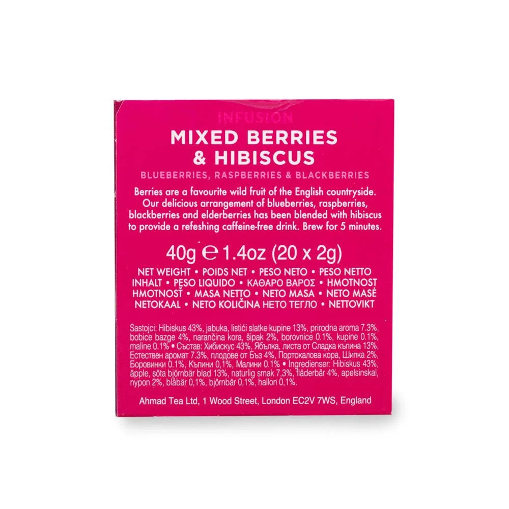 Mixed Berry Hibiscus Tea 20 bag Pack of 4 H1065