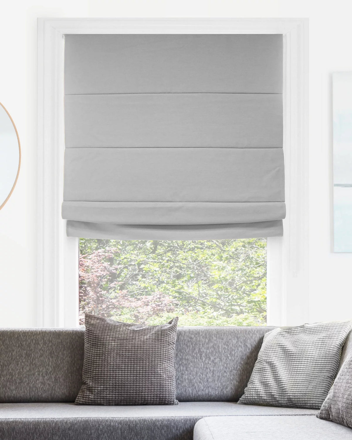 Cordless Blackout Roman Shade 31"W X 64"H A3273