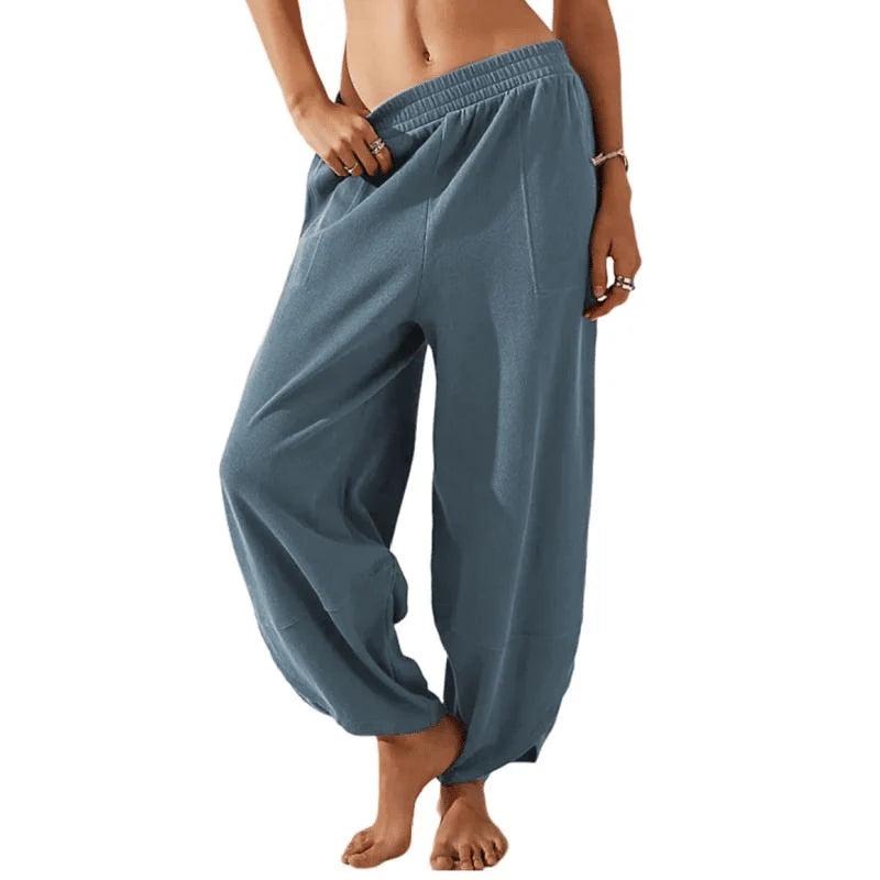 Loose Wide Leg Casual Pants B2440
