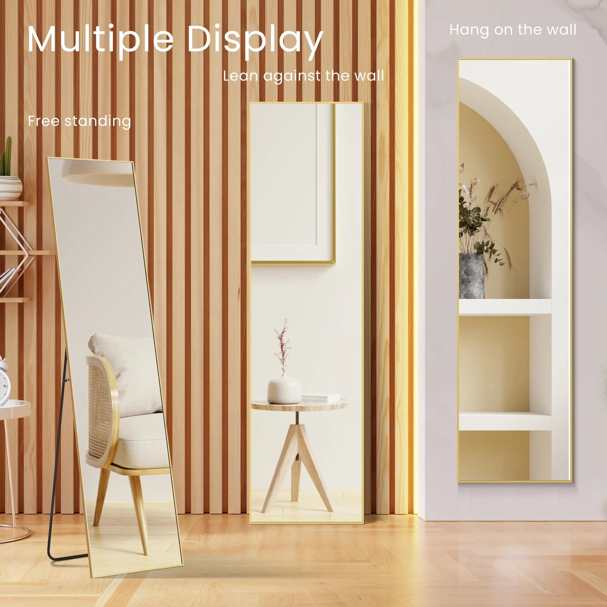 59"x16" Rectangle Full Length Mirror T40654