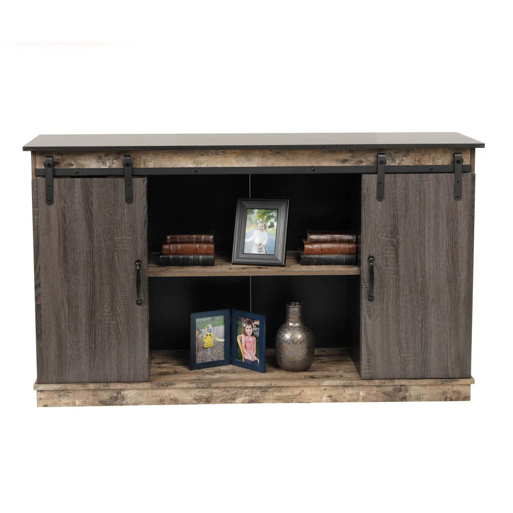 Six Drawer Storage Cabinet with Two Sliding Doors C9634