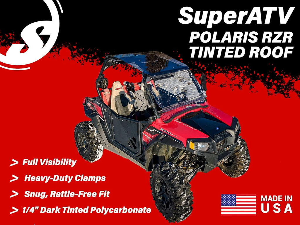 1/4" Dark Tinted Polycarbonate Roof for Polaris RZR 570 R10164