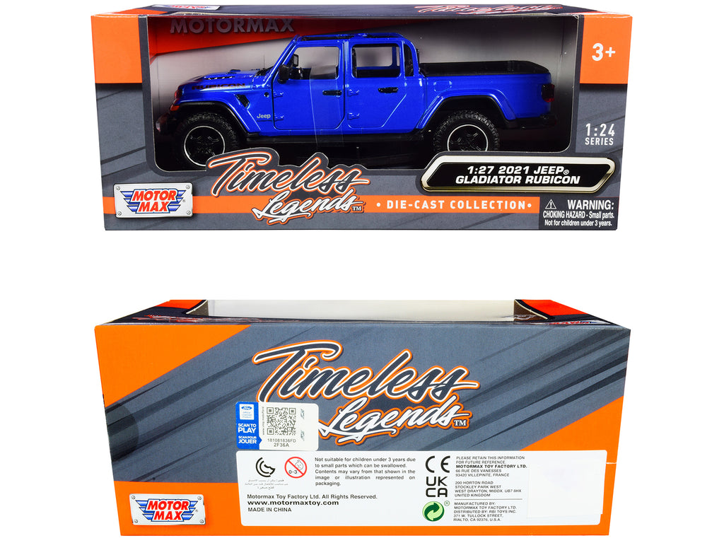 Blue 1/24 Diecast Model Car B7902