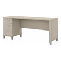 72" Engineered Wood Office Desk with Drawers Y238