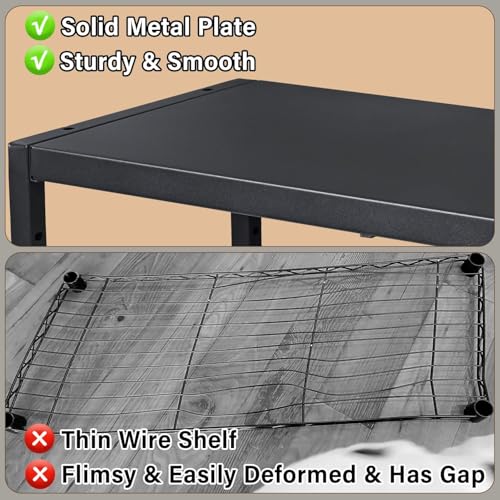 Expandable 2 Tier Heavy Duty Metal Storage Shelves V158689