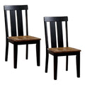 Black Wood Dining Chair Set of 2 E5354