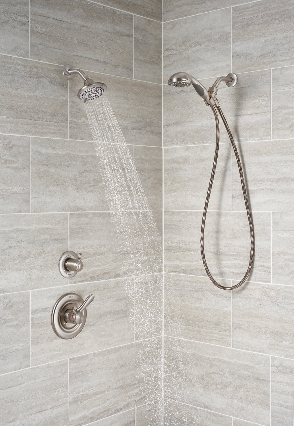 Single Handle 5-Spray Shower Faucet in Stainless K56275