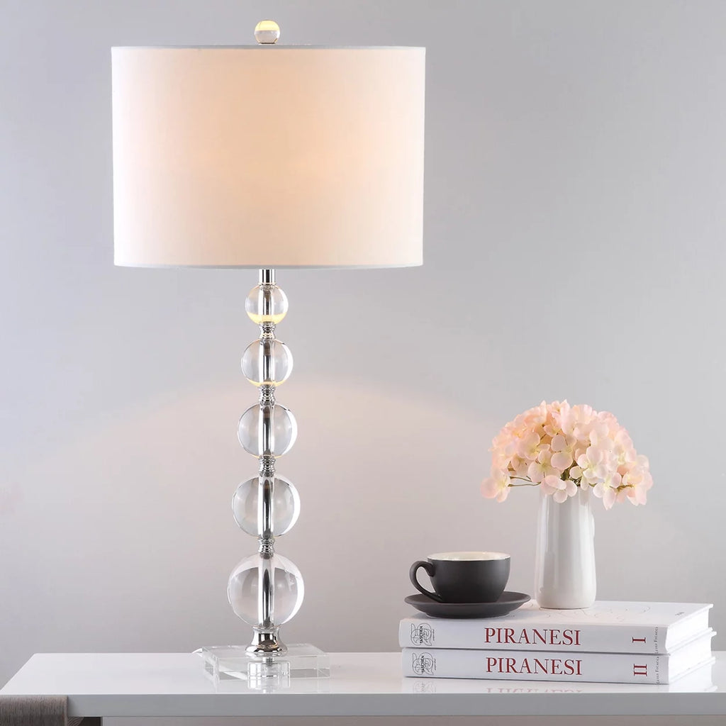 Clear Set of 2 Table Lamp D462