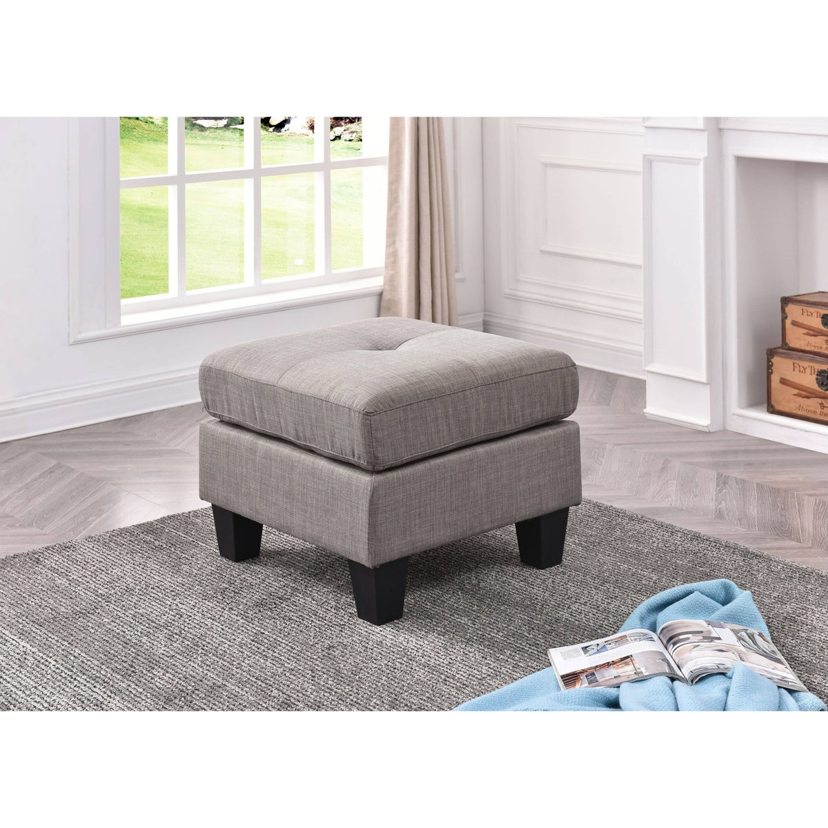 Orange Ottoman W566